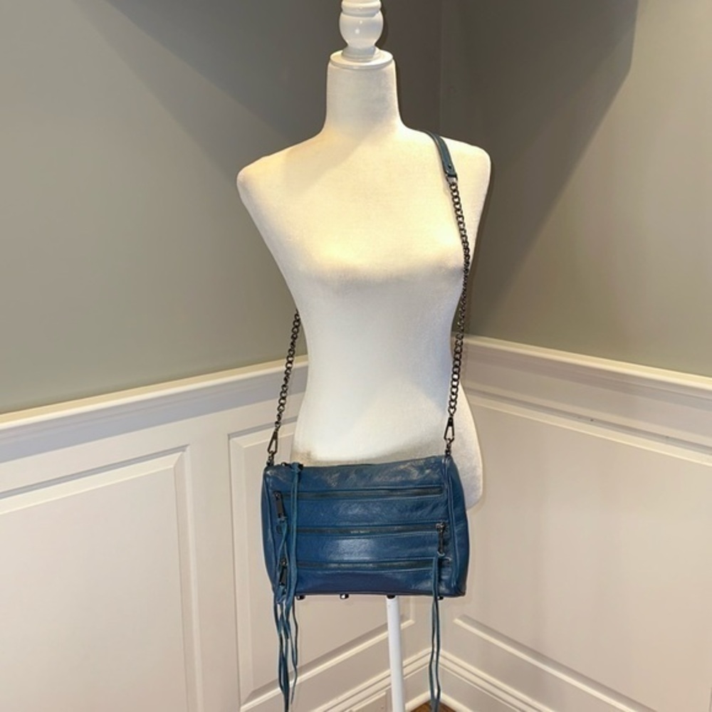 Rebecca Minkoff 5 Zipper Leather Crossbody